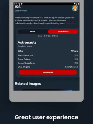 Universe android App screenshot 1